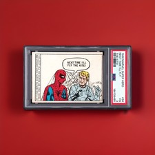 1966 Donruss Marvel Super Heroes Spider Man  #34 PSA 3 - True Rookie Card 🔥 picture