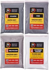 Refill Grit Kit w MJR Tumblers Premium Quality Extreme Polish 12,000 Grit Sub Mi picture
