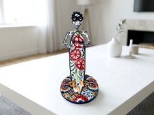Mexican Talavera Catrin Catrina Surfer Man Day of the Dead picture
