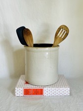 Vintage Stone or Beige Crock Rustic Farmhouse Country Kitchen Style picture