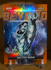 2026 Topps Chrome Marvel Comics Doctor Doom The Beyond Orange /25 #TB-12 picture