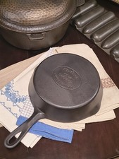 VINTAGE NO.5A CAST IRON KEYSTONE FOOD CHOPPER SKILLET BOYERTOWN,PA. picture