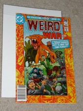 WEIRD WAR TALES #100, Creature Commandos James Gunn Joe Kubert Dinosaur cover DC picture