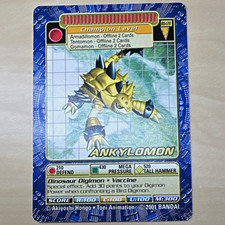 Bandai Digimon Ankylomon BO-178 Digital Monster Card Game Trading Card 2001 picture