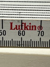 Vintage Lufkin 066 DM 6 Ft Folding Engineers Rule Ruler Brass Joints USA picture