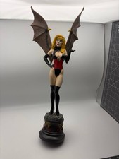 Solarwind KARNSTEIN Chastity Vampire Demon Bat Wings Gothic Resin Figure Rare picture