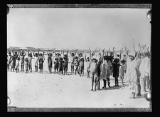 Photo:Cagliari Sardinia Italy 1918 Summer Camp Gymnastic Drill Children picture