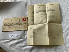 CIVIL WAR LETTER & COVER 50 YEAR REUNION 1912 IN 1862 113d N Y INF MARCHED OUT picture