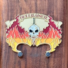 Hellraiser HHC 39th BEB Flame Shape Double Sided Challenge Coin  M#35 picture