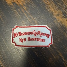 vintage MT WASHINGTON COG RAILWAY NEW HAMPSHIRE souvenir Patch picture