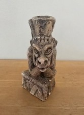 Gargoyle Candle Holder Notre Dame Style Gothic Grotesque Demon Figurine picture