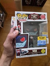 Funko Pop Hazbin Hotel VOX # 2536 HOT TOPIC EXCLUSIVE GLOWS IN THE DARK GITD picture