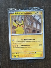 Pikachu At The Museum, Pokémon X Natural History Museum Jumbo Promo Pokémon Card picture