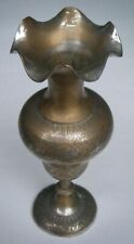 Brass Flower Vase Nice Collectible Hom Decor Gift Item Rare Hand Engraved Brass  picture