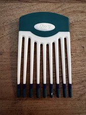 Vintage Goody Lift Comb Hair Pick Green White Purple Color Dip 90s picture