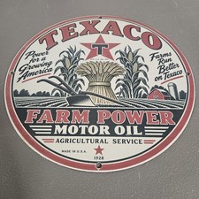 VINTAGE TEXACO FARM POWER MOTOR OIL 12