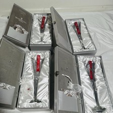 Waterford Crystal Snowflake Joy Limited Edition Joy Toasting Flute Lot Of 4 picture