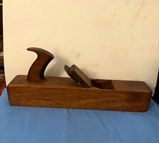MAGNIFICENT ANTIQUE ORIG. BOXWOOD JOINTER HAND PLANE WOODWORKING SCIOTA WORKS picture