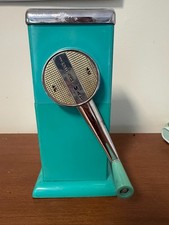1950s teal ICE O-MATIC VINTAGE ICE CRUSHER picture