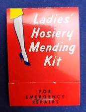VINTAGE 50s ADVERTISING WONDER BREAD LADIES' HOSIERY MENDING KIT picture