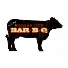 DAD'S REAL KANSAS CITY BAR B QUE BBQ COW SHAPED 28