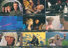 VHTF 2001 Stargate SG1 Season 1-3 Complete 72 Card Base Set Plus Empty Wrapper picture
