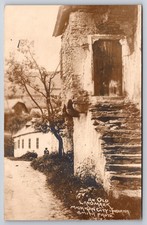 An Old Landmark Michigan City Indiana IN Old Building 1911 Real Photo RPPC picture