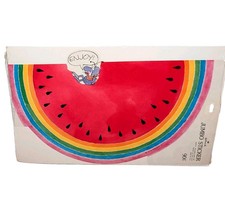 Vtg Hallmark Jumbo Sticker 1983 Enjoy Ant on Rainbow Watermelon 10