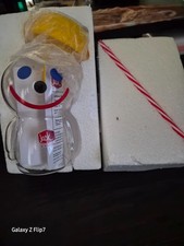NEW - Jack in the Box Jack Drink glass Sipper Cup w/ Straw. Limited edition picture