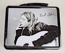 Vintage Kurt Cobain Lunch Box 2005 Kurt Photo Taken 1992 Thermos Not Included picture