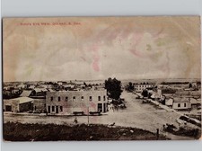 c1910 Bird's Eye View Main Street Doland South Dakota SD Spink County Postcard picture