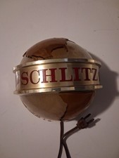 VTG 1960 SCHLITZ Beer Lighted Bar Sign Globe (Works Tested) picture