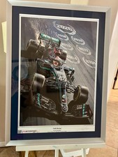 Lewis Hamilton “Still Rising” 2020 Mercedes F1 Limited Edition 487/500 Framed picture