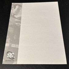 RARE 2010 DC comics booth Jim Lee Superman blank sketch board HTF 8 1/2” X 10” picture