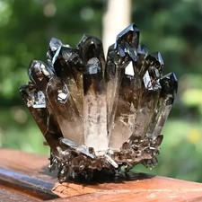 200g+ Rare Large Raw Smoky Quartz Crystal Cluster Quartz Mineral Specimens Decor picture