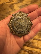 Rare Vintage Obsolete 1940s US Navy Department Provost Marshal’s Office Badge picture