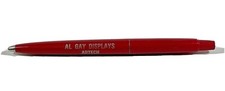 Ready Riter Advertisement Pen AL GAY DISPLAYS Adtech Red Hyde Park, MA Vintage  picture