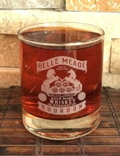BELLE MEADE BOURBON Collectible Whiskey Glass picture