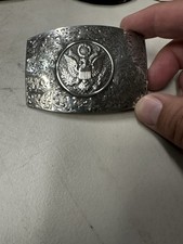 Comstock Heritage 1.5” Sterling Silver Trophy Buckle “The Presley Seal” picture