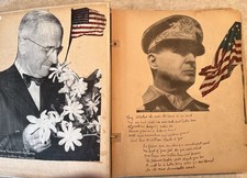 Vintage 1940’s WW2 & Beyond Scrapbook And Original Poems Vol 2 picture