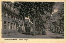 Vintage Ludwigslust Mecklenburg Germany Breite Straße Street RPPC Postcard picture
