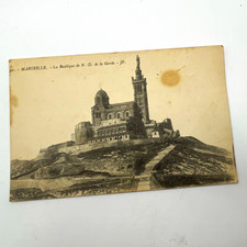 Marseille France Notre-Dame de la Garde Basilica Divided Back Litho Postcard picture