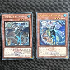 YuGiOh World Championship Dracotail Faimena Alt Art 26LP-EN002 Stamped Secret picture