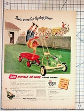 1952 REO Royale De Luxe Power Mower Vintage Ad Spring Fever Circus Art picture