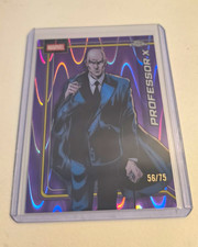 Topps 2022 Topps Chrome Marvel X-Men Professor X #091 Serial Numbered 56/75 picture