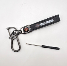 NEW- Custom Leather Harley Davidson Motorcycles Biker Key Chain Key Holder Gift picture