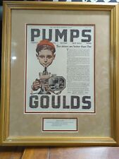 1920 Goulds Pumps Seneca Falls New York Limited Edition Ad By Norman Rockwell  picture