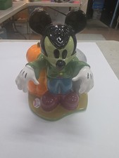 Disney Zrike Mickey Mouse Zombie Frankenstein Halloween Cookie Jar Tombstone picture