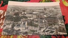 1908 Dubuque IA Bird's Eye View Downtown Colorized Commercial Photo Postcard picture