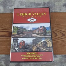 The Lehigh Valley Railroad Volume 1 DVD John Pechulis Media Trains Steam Diesel picture